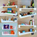 Ver imagem 6 de Combo De Nichos Porta Livros E Brinquedos Infantis Prateleira U Revisteiro 5un 55cm