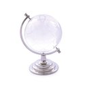Ver imagem 1 de Globo Terrestre Decorativo Cristal Incolor 7,5x9x12cm