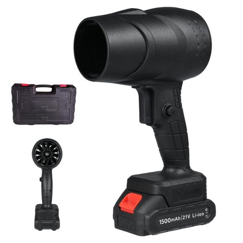 Soprador Turbo Fan 130.000 Rpm Bateria Recarregavel Potente Maleta Limpeza Eficiente Casa Jardim Qui