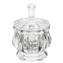 Ver imagem 1 de Potiche Com Pé de Cristal Pumpkin 8,5X11cm - Lyor