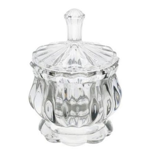 Potiche Com Pé de Cristal Pumpkin 8,5X11cm - Lyor