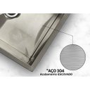 Ver imagem 3 de Cuba Cozinha Gourmet Aço Inox 304 Quadrada 60cm AJB STORE