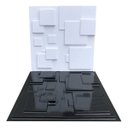 Ver imagem 1 de Forma Gesso/Cimento 3D ABS - Mosaico Liso