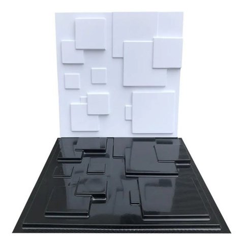 Forma Gesso/Cimento 3D ABS - Mosaico Liso