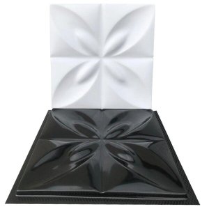 Forma Gesso/Cimento 3D ABS - Flor do Oriente