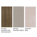 Ver imagem 3 de Kit 6 Cadeiras Rustic/crema/sintético Bege 4280 Madesa Rustic/crema/sintético Bege