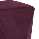 Ver imagem 2 de Puff Decorativo para Sala de Estar Ametista D02 Veludo Marsala B-278