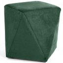 Ver imagem 2 de Kit 2 Puffs Decorativo para Sala de Estar Ametista D02 Veludo Verde Musgo B-292