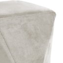 Ver imagem 2 de Puff Decorativo para Sala de Estar Ametista D02 Veludo Bege B-309
