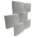Ver imagem 3 de Forma Silicone Gesso 3D - Tijolinho Côncavo