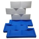 Ver imagem 2 de Forma Silicone Gesso 3D - Tijolinho Côncavo