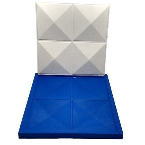 Forma Silicone Gesso 3D - Pirâmide