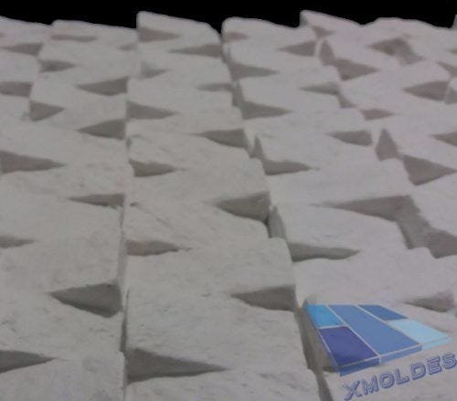 Forma Silicone Gesso 3D - Pedra Invertida - 3