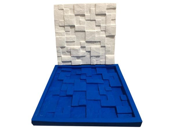 Forma Silicone Gesso 3D - Mosaico