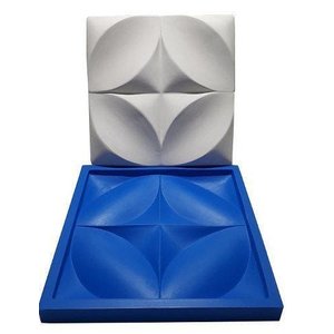 Forma Silicone Gesso 3D - Floral