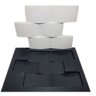 Forma Gesso/Cimento 3D ABS - Tijolinho Côncavo - 1