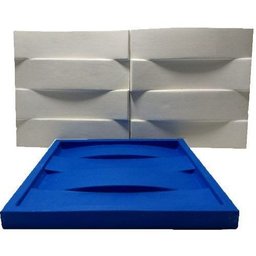 Forma Silicone Gesso 3D - Côncavo e Convexo - 2