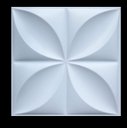 Ver imagem 1 de 1 Metro Revestimento 3D - Floral - Parede Alto Relevo
