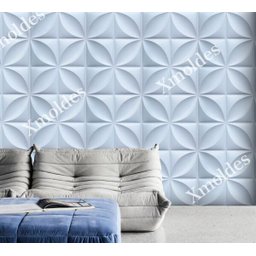 1 Metro Revestimento 3D - Floral - Parede Alto Relevo - 2