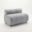 Ver mais imagens de Sofá Namoradeira e Poltrona Decorativa para Sala Nara Suede D03 - D'Rossi