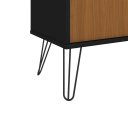 Ver imagem 4 de Estante Hit 2 Portas 3 Nichos - Freijó/preto