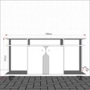Ver imagem 3 de Rack para TV até 55 Polegadas com Rodízios 2 Portas JB 5091 JB Bechara