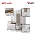 Ver imagem 5 de Guarda Roupa Casal Riva Branco Amêndola Touch Flex com Espelho e Pés e Cômoda 8 Gavetas Sintra Branc