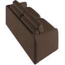 Ver imagem 5 de Sofá Cama para Sala de Estar 2 Lugares 216cm Montserrat K01 Veludo Marrom - Lyam Decor
