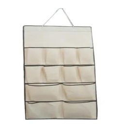 Sapateira Vertical Porta Parede com 12 Nichos Flexivel para Sapatos e Acessorios Grande - 4