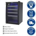 Ver imagem 2 de Expositora Champanheira Venax 100l Preto Fosco 220v 27534