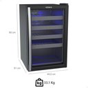 Ver imagem 3 de Expositora Champanheira Venax 100l Preto Fosco 220v 27534