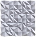 Ver imagem 2 de Forma 3D Gesso e Cimento ABS 1mm - Esmeralda 30x30 cm