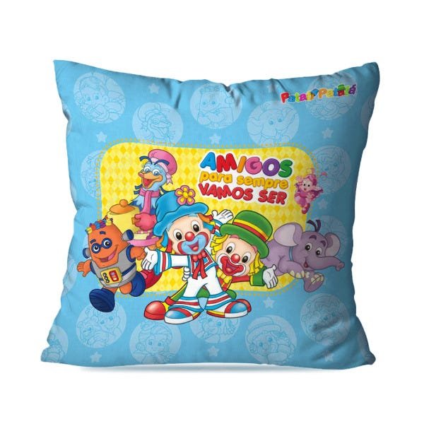 Capa de Almofada Avulsa Decorativas Amigos Para Sempre - PRODUTO LICENCIADO 45x45cm - 1