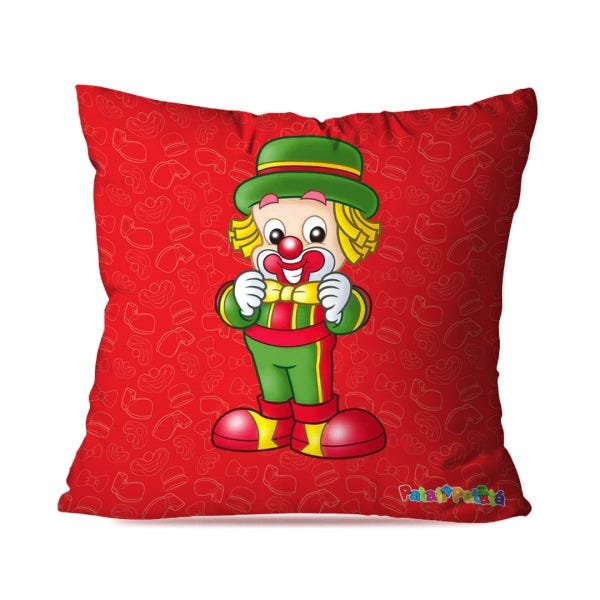 Kit 4 Capas para Almofadas Decorativas Patatá e Patati com Gravata - PRODUTO LICENCIADO 45x45cm - 2