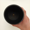 Ver imagem 5 de Vaso Decorativo Enfeite Casa Metal 24x10x10cm Preto