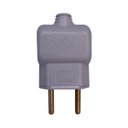Ver imagem 2 de Kit 4 Pino Plug Prensa Cabo Bipolar 2p 20a 250v Ilumi Cor:cinza