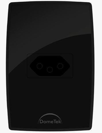 Tomada Simples 10/20a Diamond Preto Dometek - 2