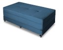 Ver imagem 1 de Puff Cama Casal Dobrável com Rodízios Lindecor Azul
