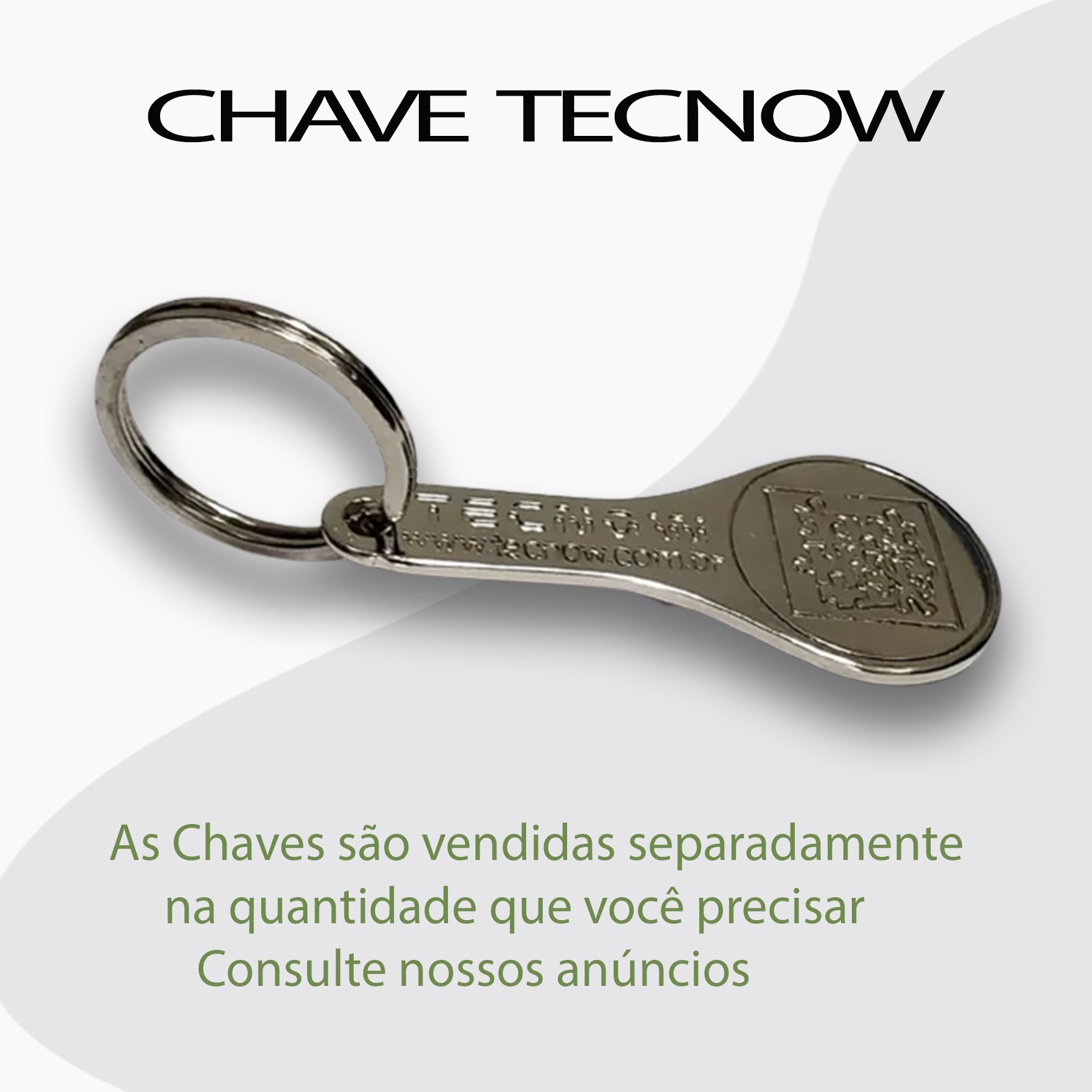 01 Trava Carrinho De Compras Condominio + 10 Chaves Tecnow - 5