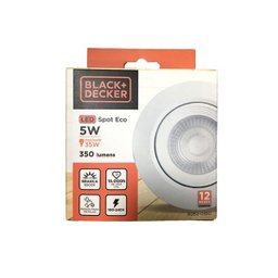 Spot Eco Led Black+decker 5w Redondo Luz Branca Fria - 3
