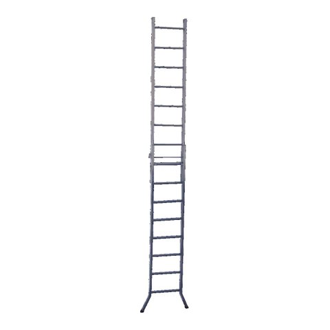 Escada 3 em 1 Extensiva em Chapa de Aço 15 e 8 Degraus 450cm