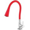 Torneira Cozinha Mesa Corpo Flexível Leão Metais Duo Color Vermelho - 1