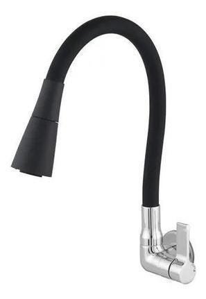 Torneira Cozinha Parede Flexivel Leão Color Duo Black - 6368 - 1