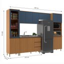Ver imagem 3 de Cozinha Modulada 5 Peças 12 Portas 3 Gavetas Florença