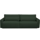 Ver imagem 3 de Sofá Retrátil Reclinável para Sala de Estar Living 240cm Sevilha F04 Veludo Verde - Lyam Decor