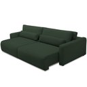 Ver mais imagens de Sofá Retrátil Reclinável para Sala de Estar Living 240cm Sevilha F04 Veludo Verde - Lyam Decor