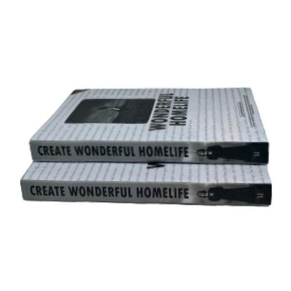 Conjunto de Livros Decorativos de papelão moderno - 1