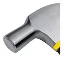 Ver imagem 2 de Martelo Cabo Emborrachado Aço Carbono Fibra Unha Marcenaria Carpintaria Prego Leve Borracha Madeira 