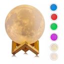 Ver imagem 3 de Umidificador Aromatizador Purificador De Ar Lua 3d Led