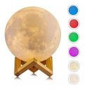 Ver imagem 3 de Umidificador Aromatizador Purificador De Ar Lua 3d Led